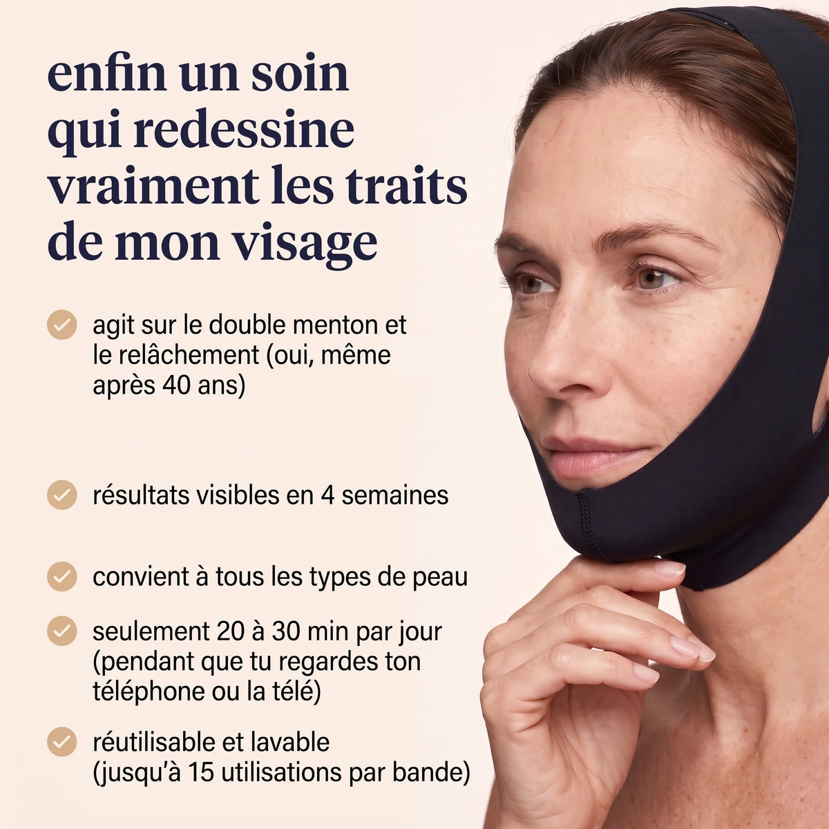 Enfin un soin qui redessine vraiment les traits de mon visage