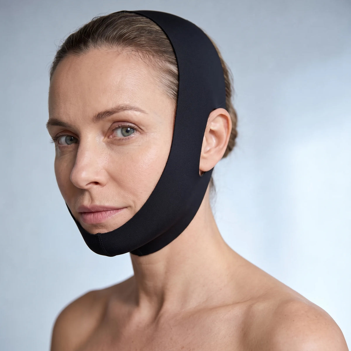 Bande Restructuration Visage portée, de face