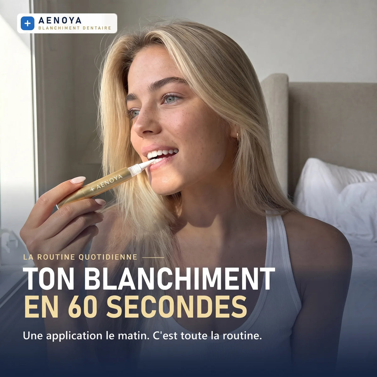 Ta routine blanchiment en 60 secondes