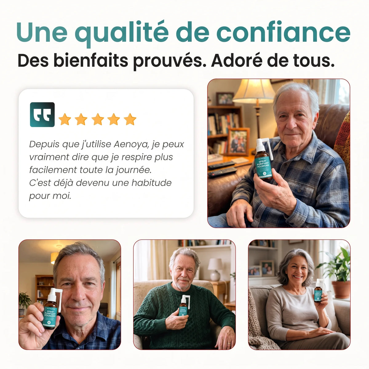 Une qualité de confiance