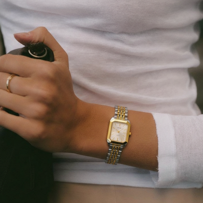 Acier inoxydable bicolore haut de gamme / Blanc