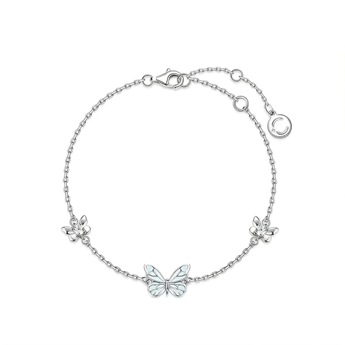 Bracelet papillon lumineux (ARGENT 925)