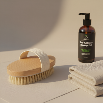 Brosse de massage contre la cellulite
