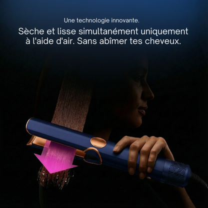 Lisseur et sèche-cheveux 2 en 1 PureAir