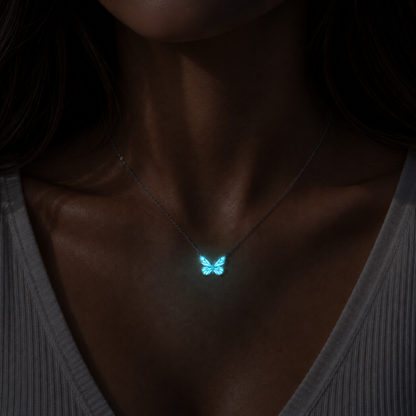 Collier Papillon lumineux