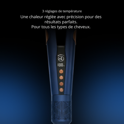 Lisseur et sèche-cheveux 2 en 1 PureAir