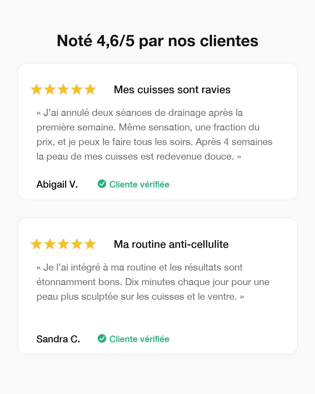Noté 4,6 / 5 par nos clientes