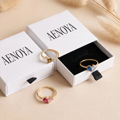 Bague Noya dans son &eacute;crin Aenoya