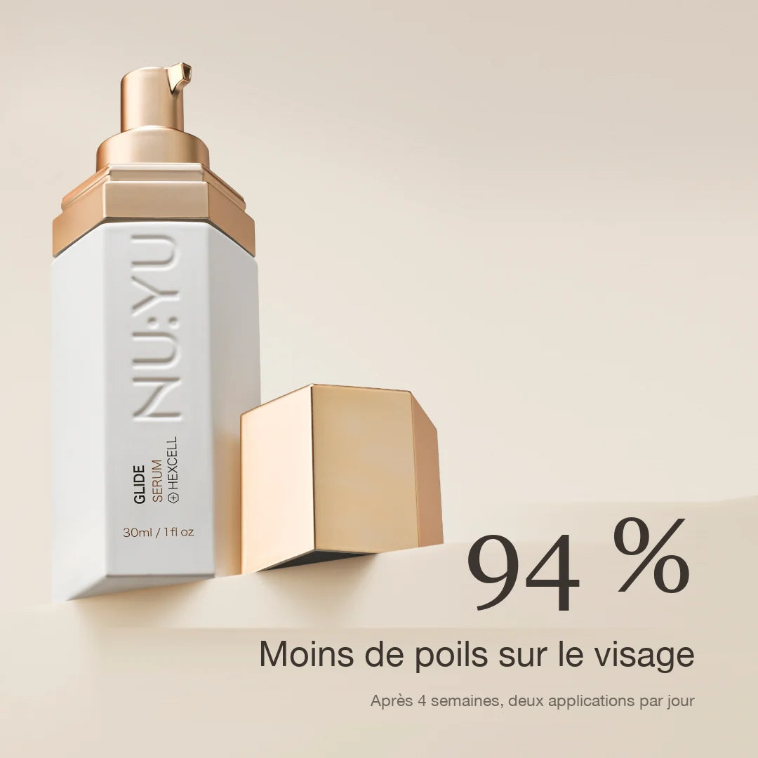 94 % ont constaté moins de poils sur le visage