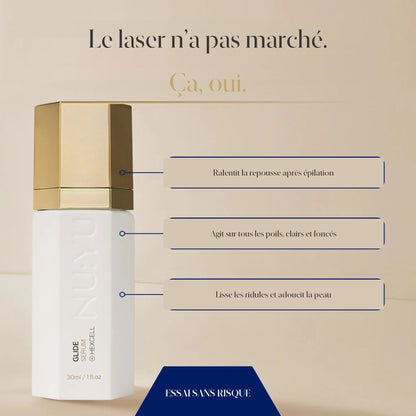 Le laser n'a pas marché. Ça, oui.