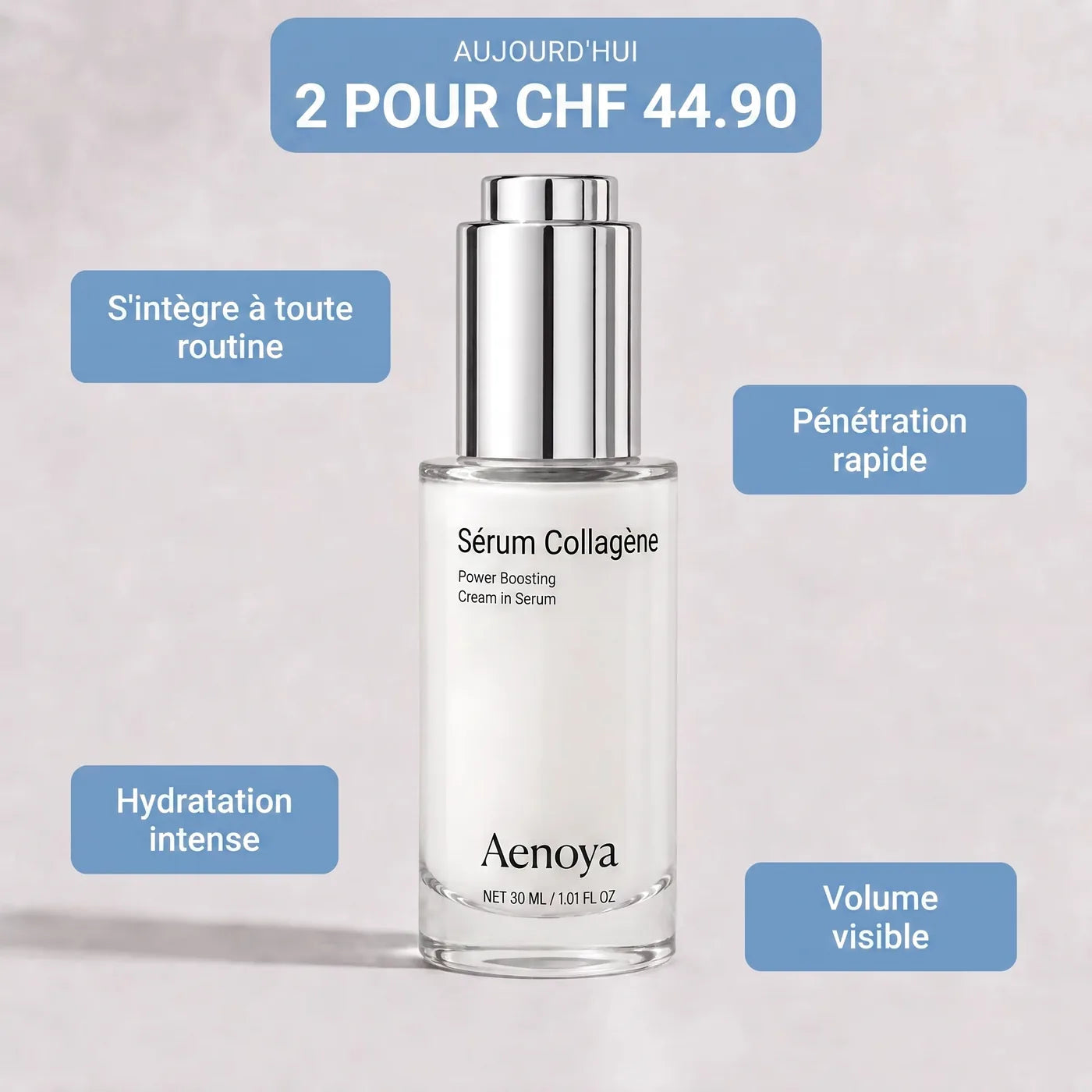 Sérum collagène Aenoya — offre 2 pour CHF 44.90