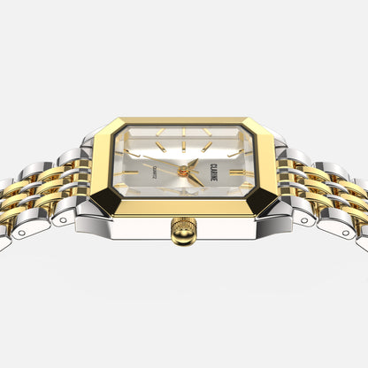 Acier inoxydable bicolore haut de gamme / Blanc