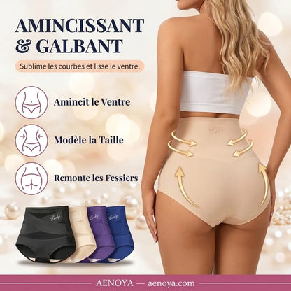 Culotte Gainante Taille Haute — Effet Ventre Plat Invisible