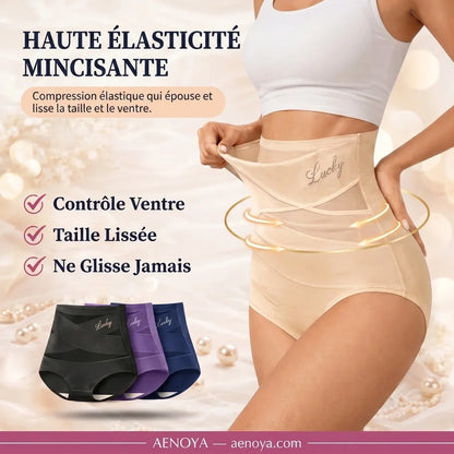 Culotte Gainante Taille Haute — Effet Ventre Plat Invisible