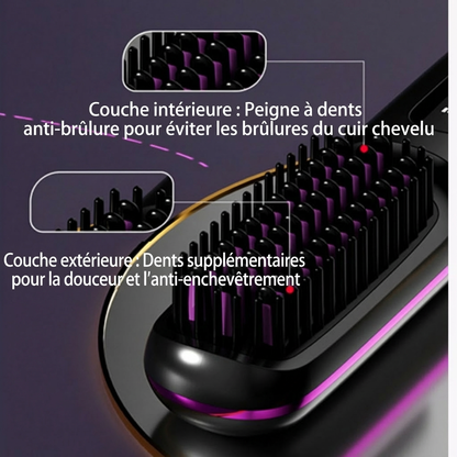 La PREMIÈRE brosse de coiffage intelligente pour cheveux courts