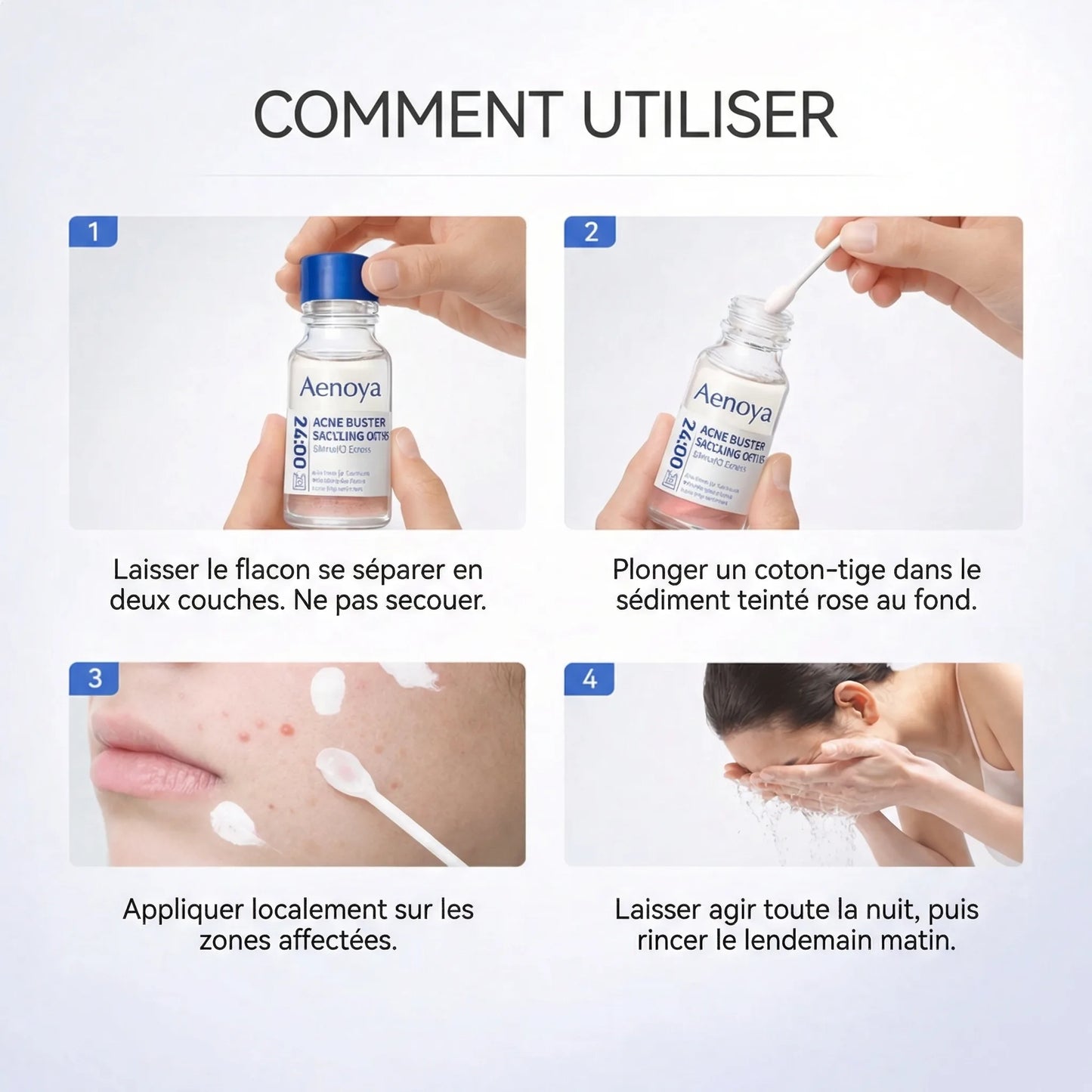 Lotion asséchante Aenoya à 1,8 % d'acide salicylique