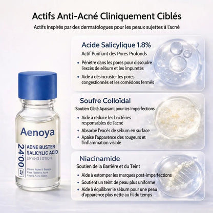 Lotion asséchante Aenoya à 1,8 % d'acide salicylique