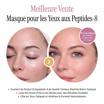Masque yeux repulpant au collagène profond & peptides anti-rides