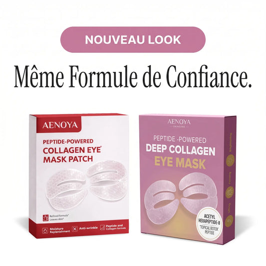 Masque yeux repulpant au collagène profond & peptides anti-rides