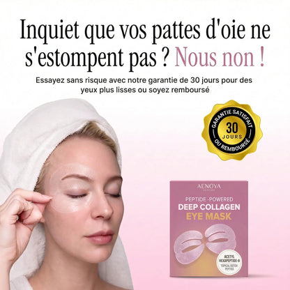Masque yeux repulpant au collagène profond & peptides anti-rides