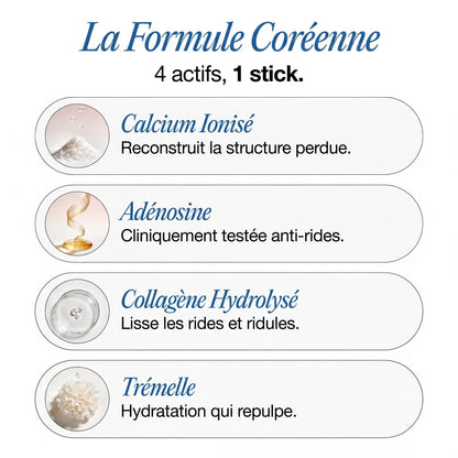 Stick anti-âge au calcium et au collagène