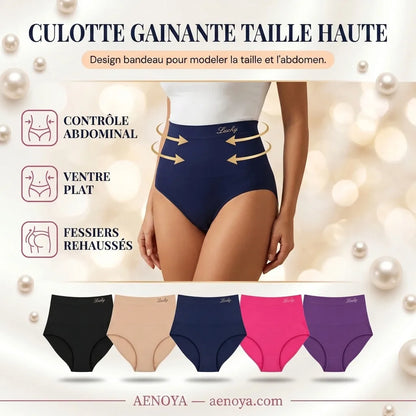 Culotte Gainante Taille Haute — Effet Ventre Plat Invisible