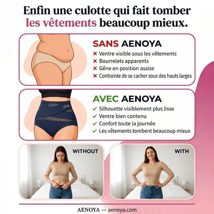 Culotte Gainante Taille Haute — Effet Ventre Plat Invisible