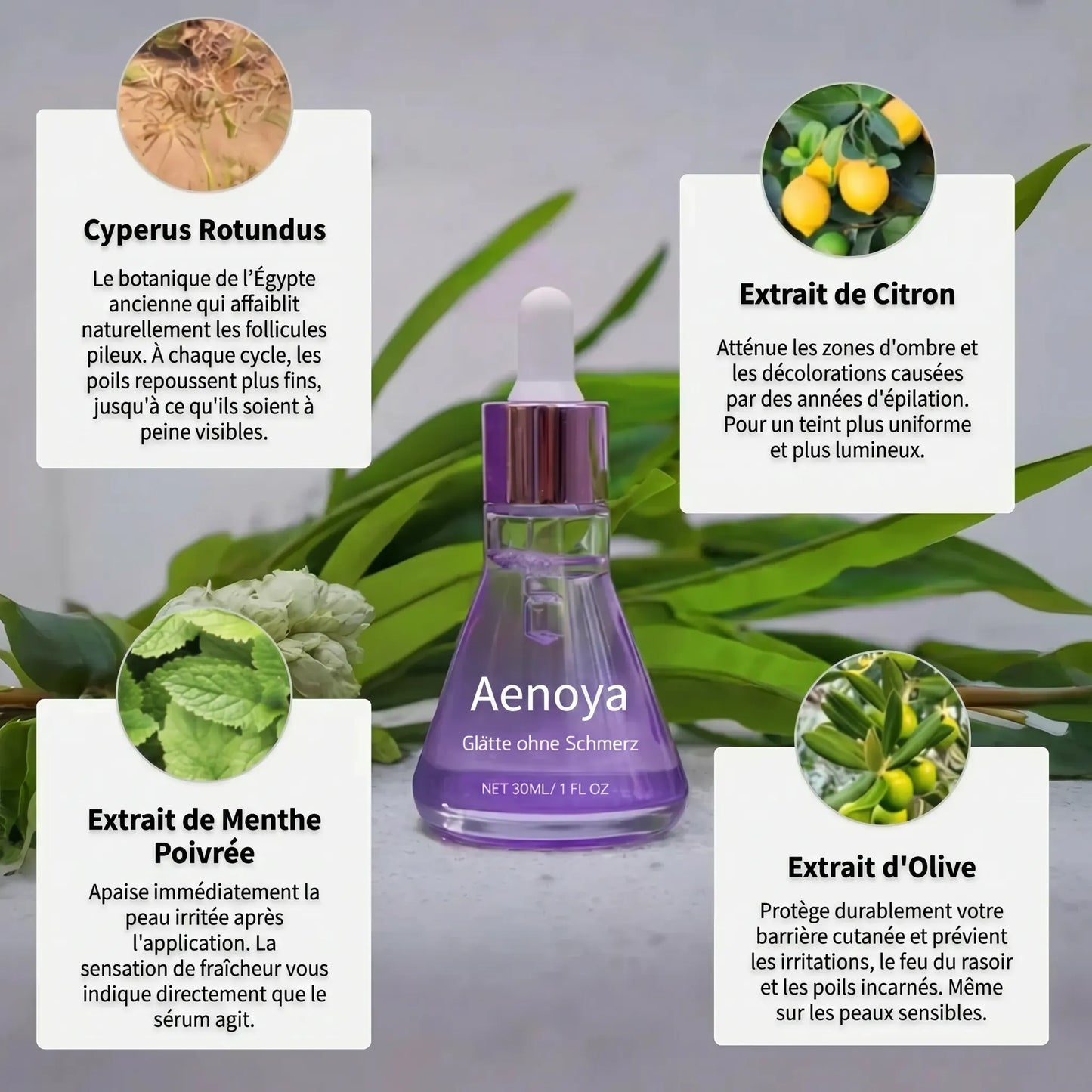 Sérum anti-poils Aenoya