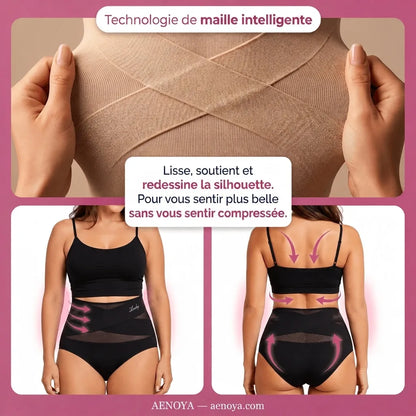 Culotte Gainante Taille Haute — Effet Ventre Plat Invisible