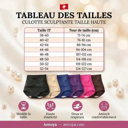 Culotte Gainante Taille Haute — Effet Ventre Plat Invisible