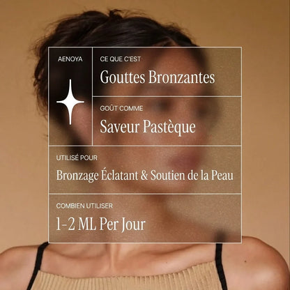 Aenoya Gouttes Autobronzantes | Améliorez votre bronzage