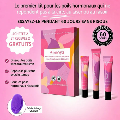 Aenoya - Kit pour l'épilation