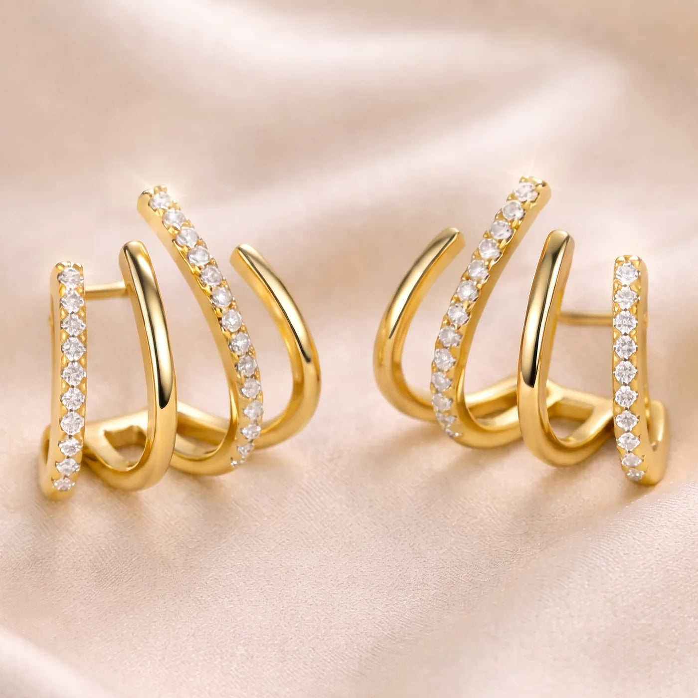 Le d&eacute;tail du plaquage or 18 carats