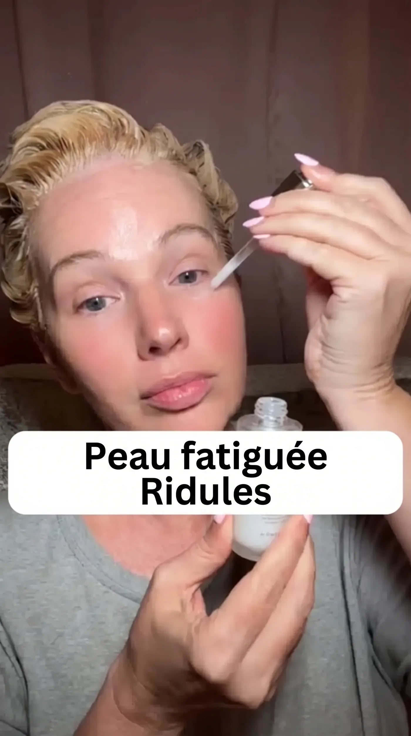 Peau fatigu&eacute;e et ridules
